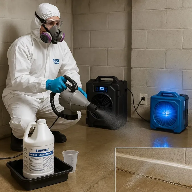 Sanitization and Odor Removal process in Layhill, MD